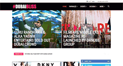 Desktop Screenshot of dubaibliss.com